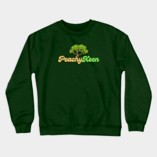 Retro 70s Slang | Peachy Keen | Groovy Vibes Crewneck Sweatshirt